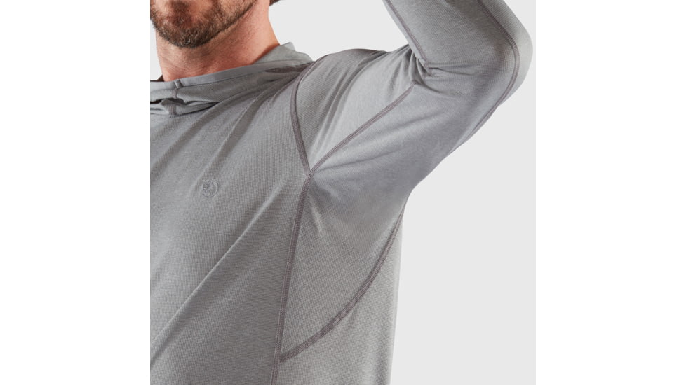 Fjallraven Abisko Sun-Hoodie - Mens, Shark Grey, Small, F87199-016-S