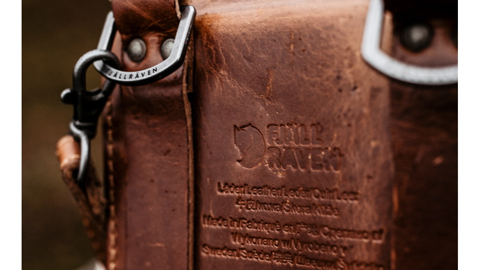 Fjallraven Cartridge Bag, Leather Cognac, One Size, F77051-249-One Size