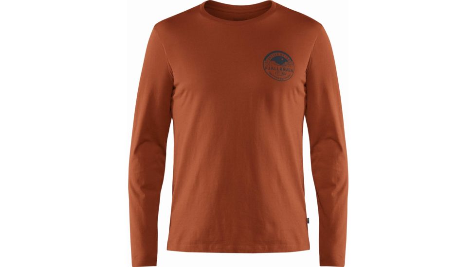 Fjallraven Forever Nature Badge LS - Mens, Autumn Leaf, Large, F87303-215-L