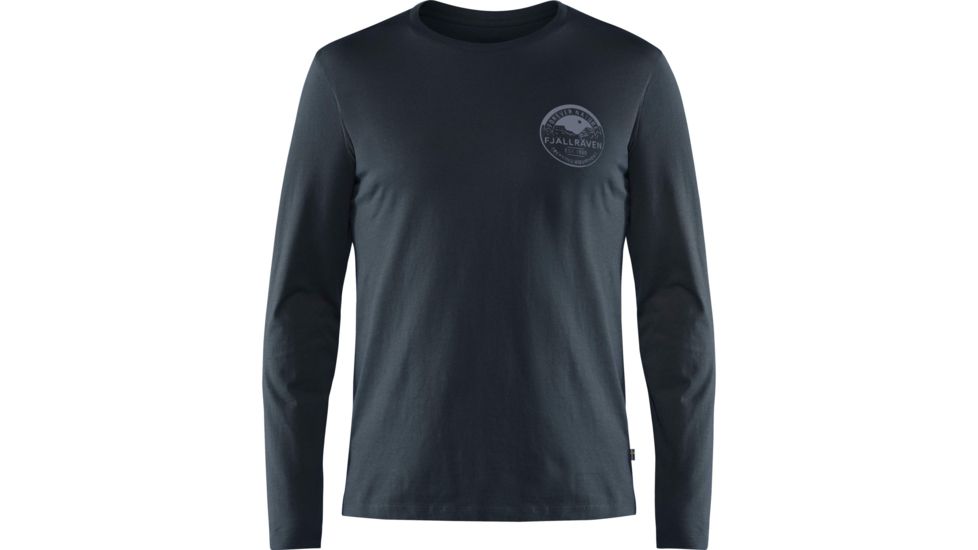 Fjallraven Forever Nature Badge LS - Mens, Dark Navy, Small, F87303-555-S