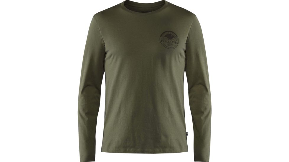 Fjallraven Forever Nature Badge LS - Mens, Tarmac, Small, F87303-246-S