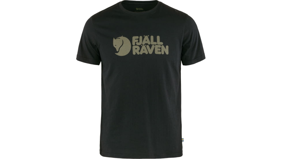 Fjallraven Logo T-Shirt - Mens, Black, Large, F87310-550-L