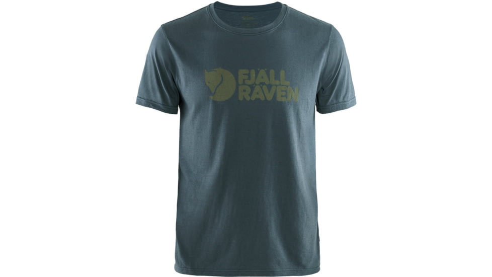 Fjallraven Logo T-Shirt - Mens, Navy, Extra Small, F87310-560-XS
