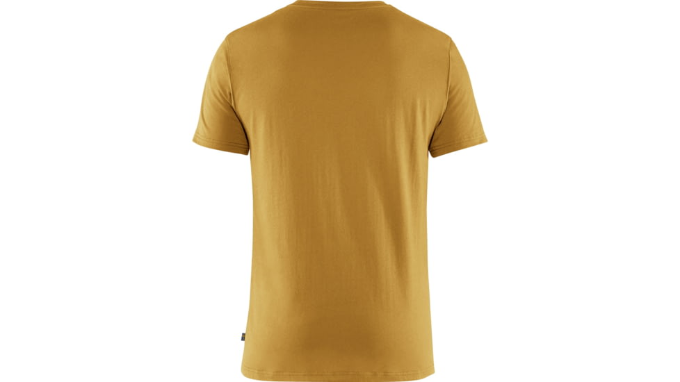 Fjallraven Logo T-Shirt - Mens, Ochre, Large, F87310-160-L