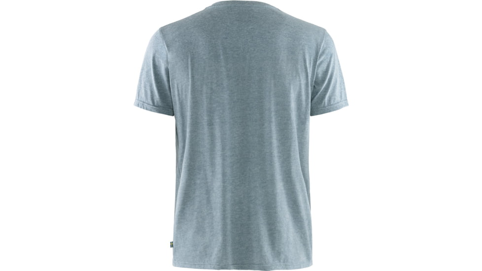 Fjallraven Logo T-Shirt - Mens, Uncle Blue/Melange, Small, F87310-520-999-S