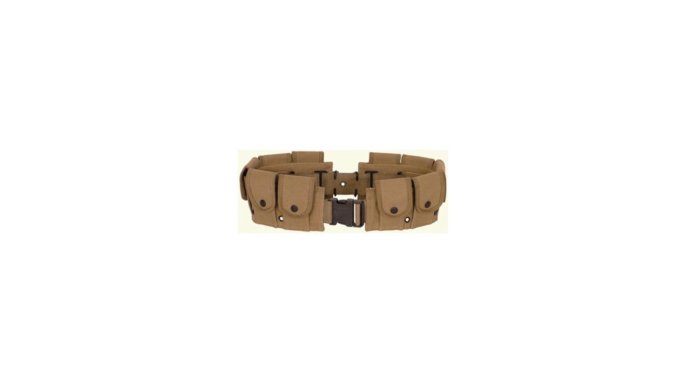 Fox Outdoor 10-Pocket Cartridge Belt, Khaki 099598503703