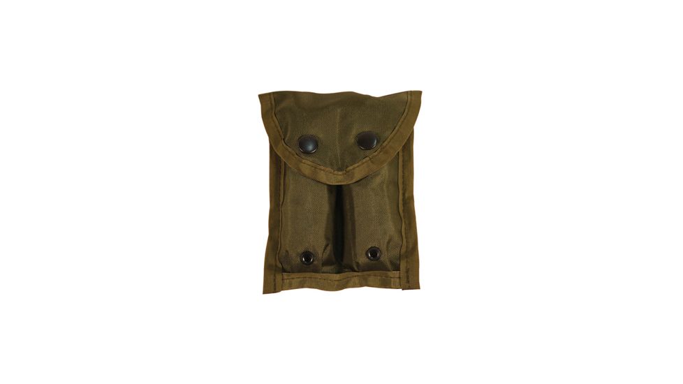 Fox Outdoor .45 Caliber Double Clip Pouch Nylon, Olive Drab 099598573003