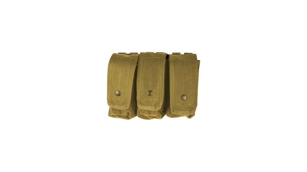 Fox Outdoor AR-15/AK-47 Triple Mag Pouch, Coyote 099598570385
