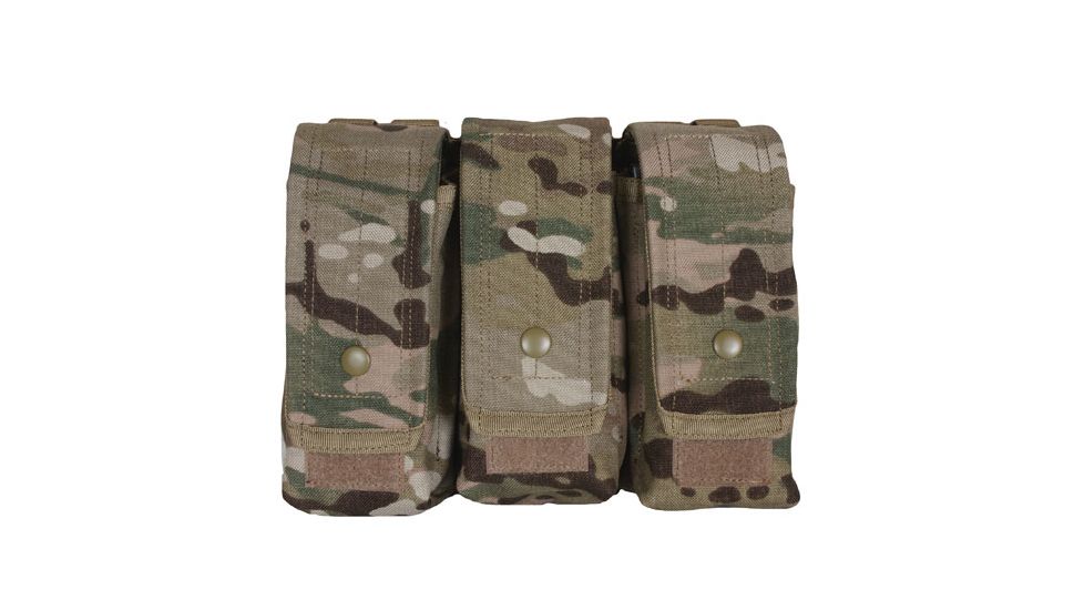 Fox Outdoor AR-15/AK-47 Triple Mag Pouch, Multicam, 57-039