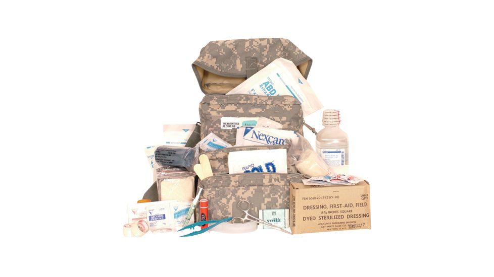 Fox Outdoor First Aid Kit W/Trifold Medical Bag - Terran Digital 56-817