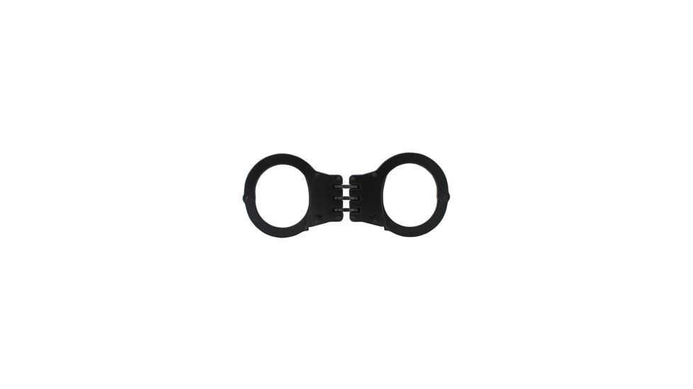 Fox Outdoor Handcuffs, Detective - Double Lock - 3 Hinges - Black 099598394103