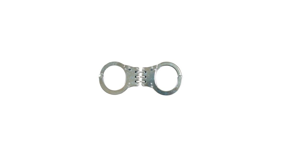 Fox Outdoor Handcuffs, Detective - Double Lock - 3 Hinges - Chrome 099598394004