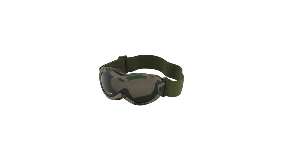 Fox Outdoor Infantry Goggle, Digital Woodland 099598853037