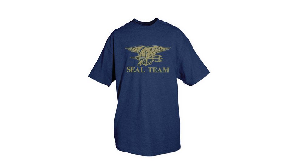 Fox Outdoor Navy One-Sided Imprinted T-Shirt, Seal Team / Navy, Extra Large, 63-92 XL