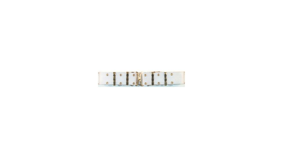 Fox Outdoor Nylon Pistol Belt - Metal Buckle, White 099598501600