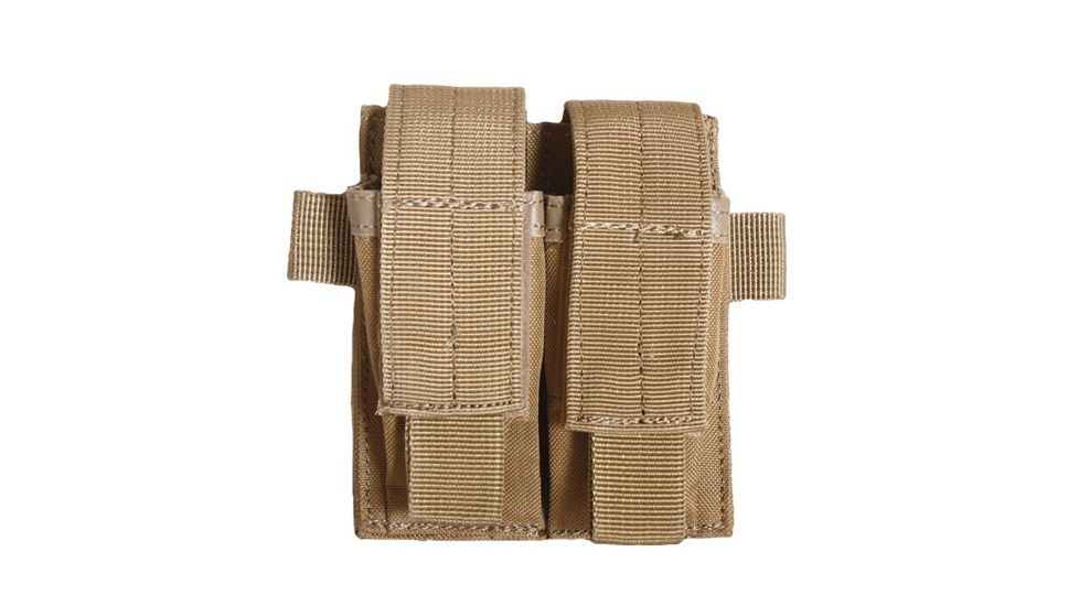 Fox Outdoor Rip-Away Dual Pistol Mag Pouch, Coyote, 57-5228