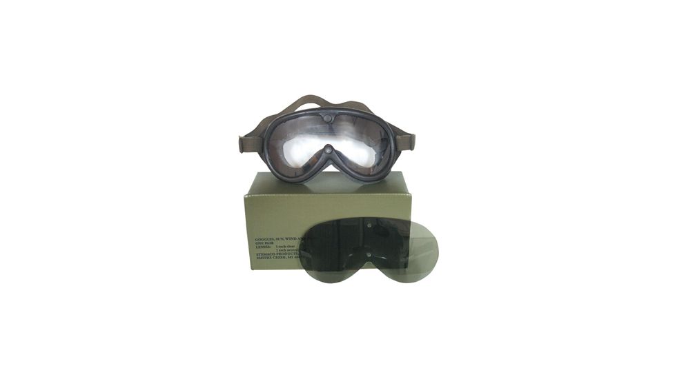 Fox Outdoor Sun, Dust and Wind Goggles, Black 099598902957