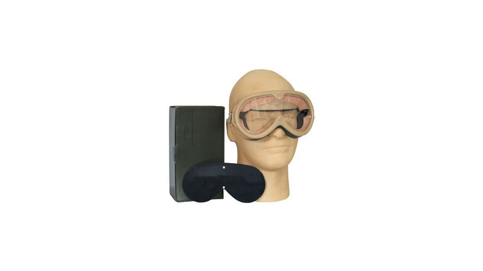 Fox Outdoor Sun, Dust and Wind Goggles, Desert Tan 099598902971