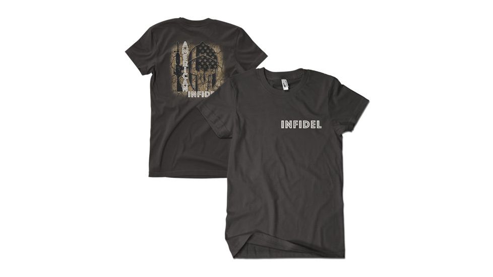 Fox Outdoor Two-Sided Imprinted T-Shirt - Men's, Medium, American Infidel / Black, 63-6291 M