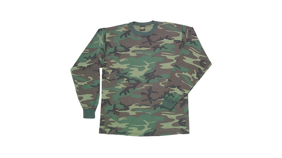Fox Outdoor Youths Long Sleeve T-Shirt, Large, 64-33C CAMO L
