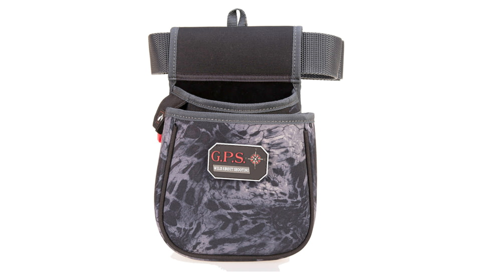 GPS Contoured Double Shotshell Pouch With Web Belt PRYM1 Bl, GPS-960CSPPM