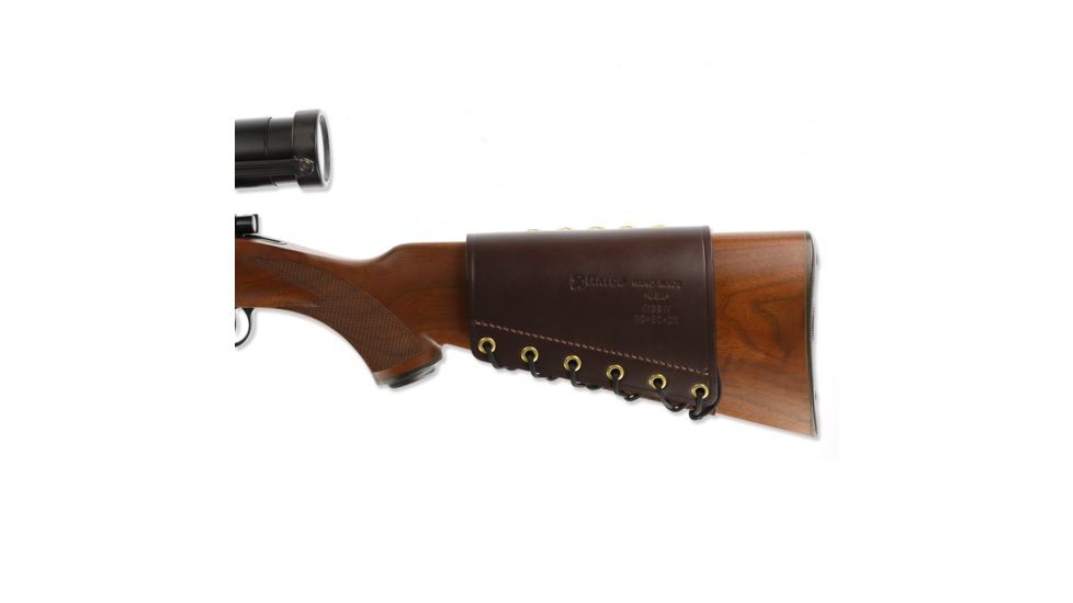 Galco Butt Cuff - Right Hand, Dark Havana, .44 Magnum Revolver BC-34-DH