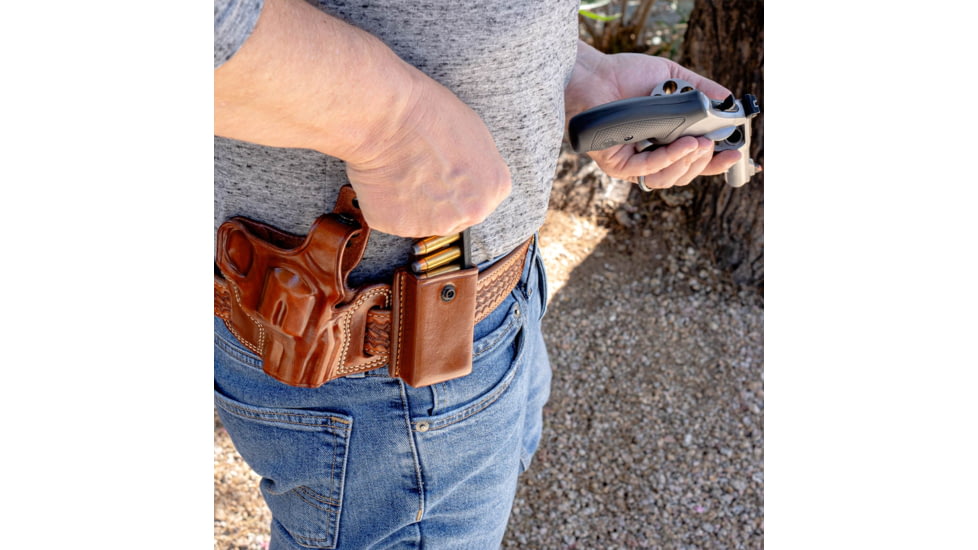 Galco E-Z Loader Carrier For System, Charter Arms Bulldog Pug .44 2 1/2In, Colt Anaconda 4.25In, Colt Anaconda 6In, Colt Anaconda 8In, Colt Anaconda 8In W/Scope, Tan, BEZ34