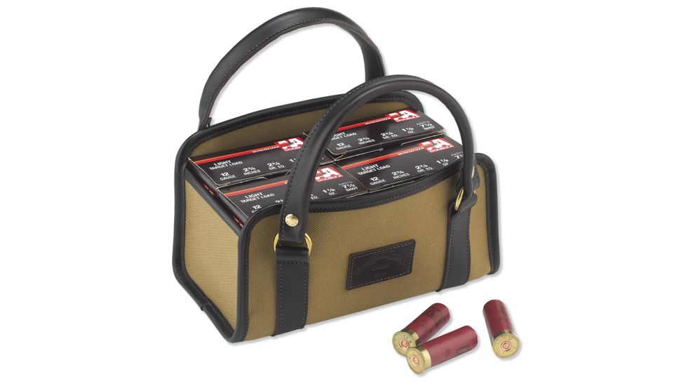 Galco Four Box Shell Carrier Canvas &amp; Leather Dark Havana CT1076DH