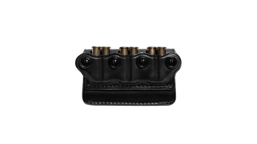 Galco Pick Six Ammo Carrier, Caliber .357 Magnum, Caliber .38 Special, Ambidextrous Hand, Black, PS32B