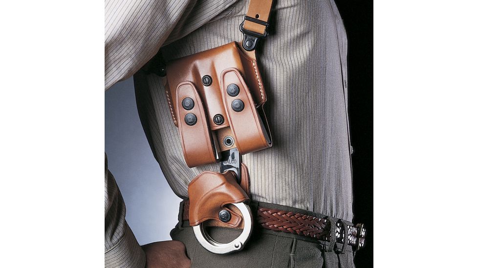 Galco SC7 Cuff Case For System Or Belt - Left Hand - Tan SC73