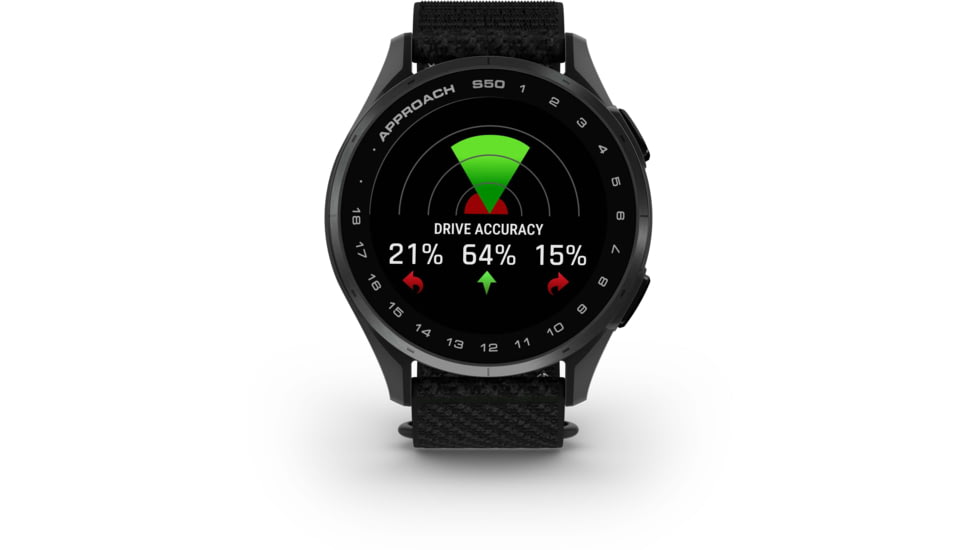 Garmin Approach S50 GPS Golf SmartWatch, Black, 010-03010-00