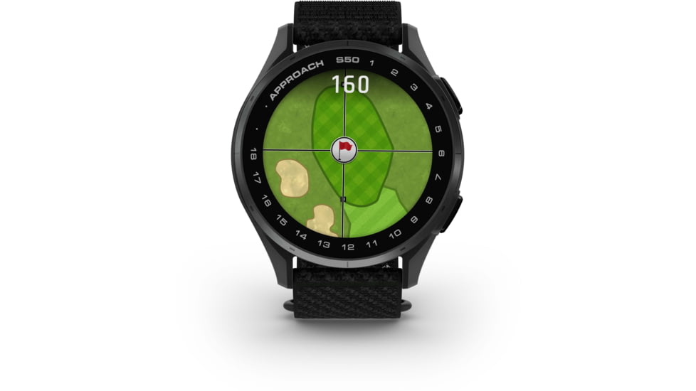 Garmin Approach S50 GPS Golf SmartWatch, Black, 010-03010-00