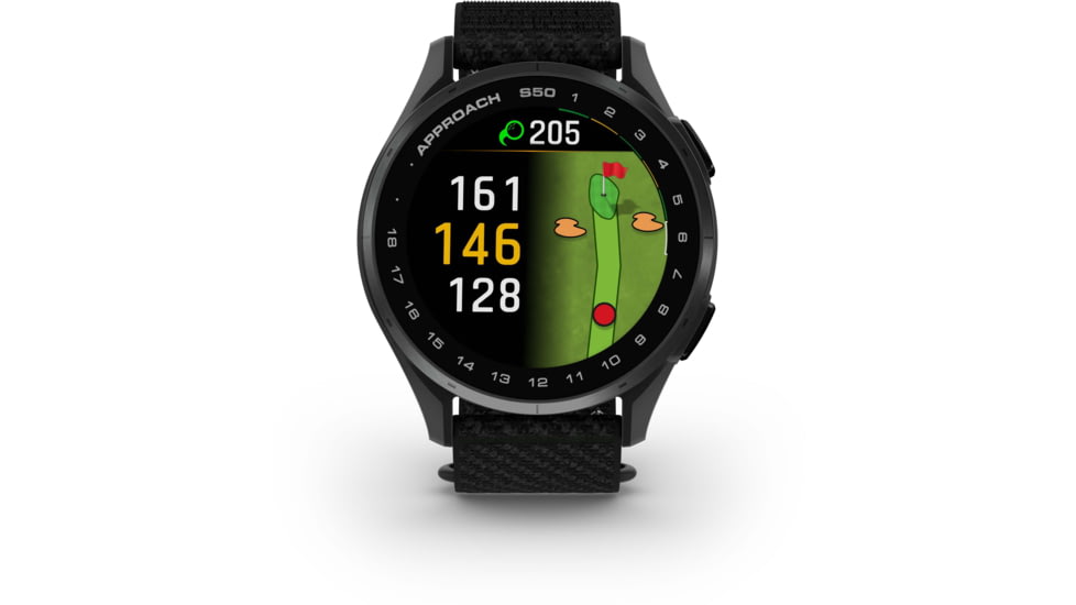 Garmin Approach S50 GPS Golf SmartWatch, Black, 010-03010-00