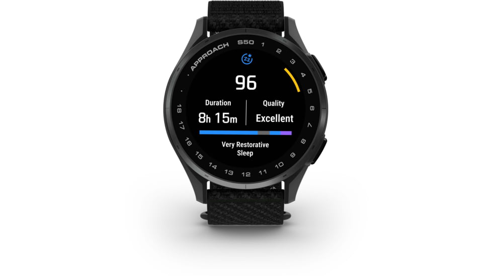 Garmin Approach S50 GPS Golf SmartWatch, Black, 010-03010-00