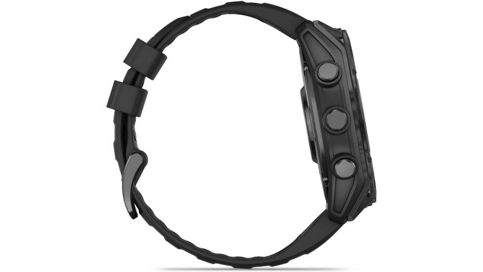 Garmin fenix 8 AMOLED 51mm GPS Watch, Slate Gray with Black Silicone Band, 010-02905-00