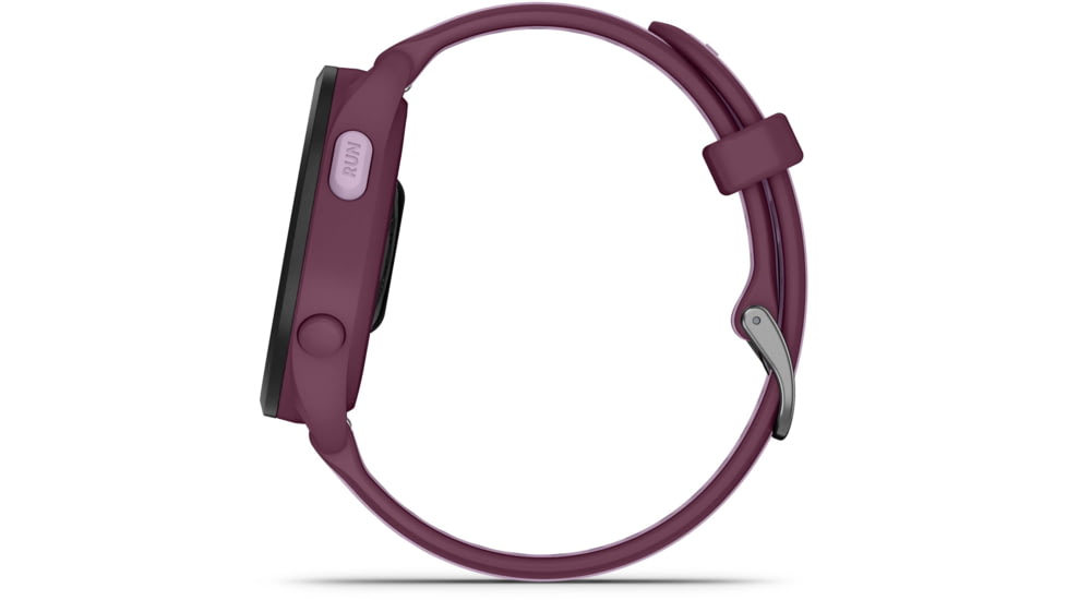 Garmin Forerunner 165 Music 43mm Watch, Berry/Lilac, 010-02863-33