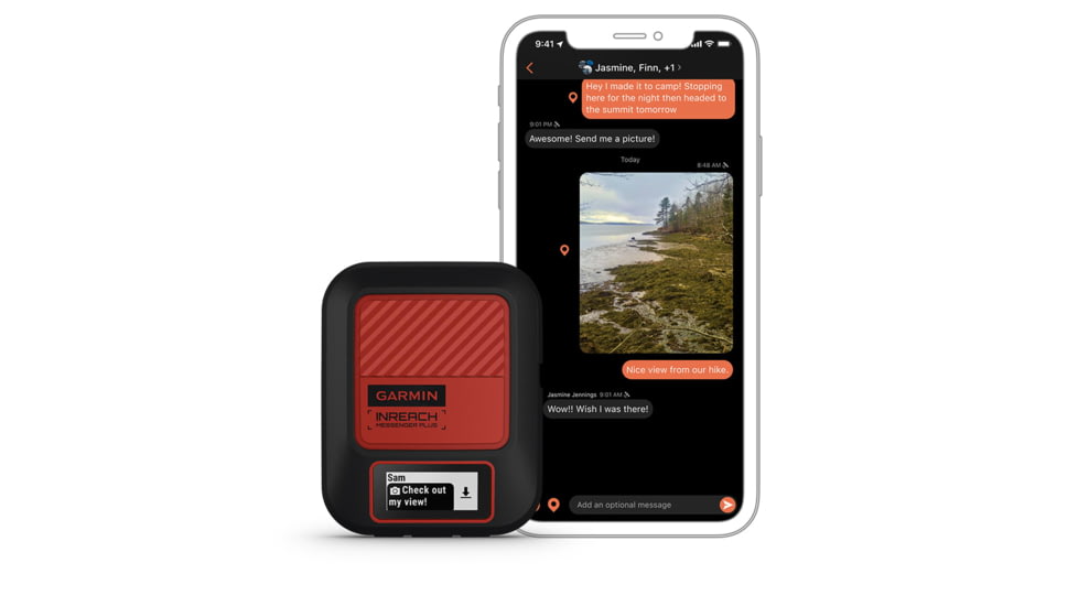 Garmin InReach Messenger Plus Communicator, Red/Black, 010-02887-00