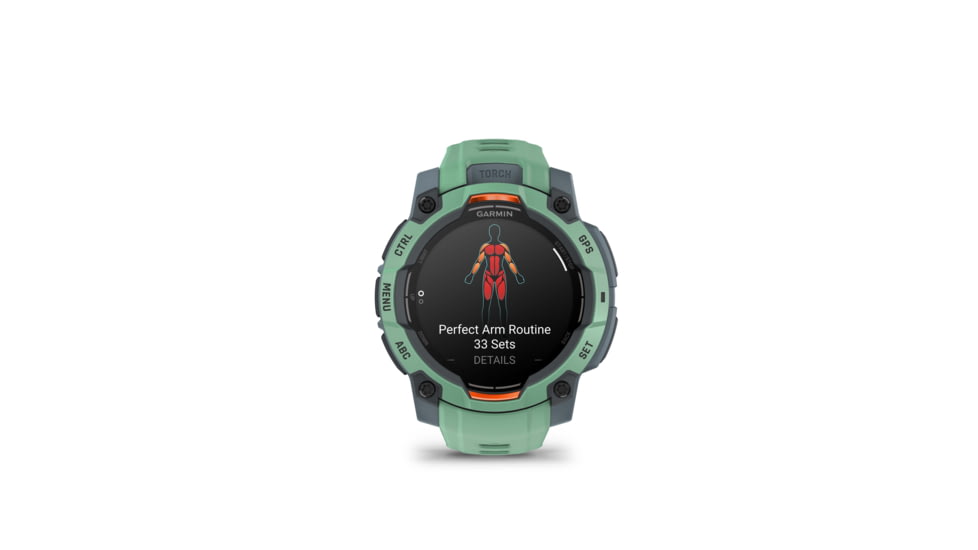 Garmin Instinct 3 Amoled GPS Watch, 45mm dia, Neotropic, 010-02936-01