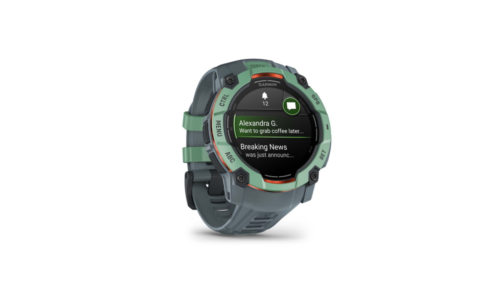 Garmin Instinct 3 Amoled GPS Watch, 50mm dia, Neotropic/Twilight, 010-03020-01
