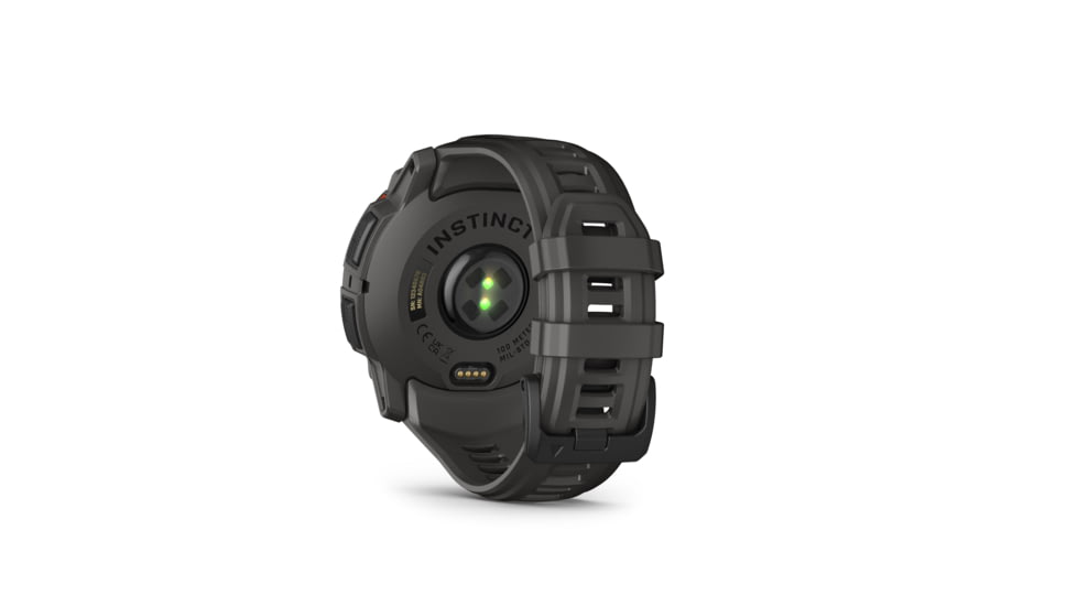 Garmin Instinct 3 Solar GPS Watch, 50mm dia, Black/Charcoal, 010-02935-00
