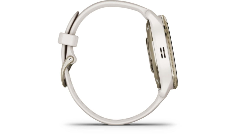 Garmin Venu 2 Plus Smartwatch, Ivory/Cream Gold, 40mm, Rechargeable, 0100249602