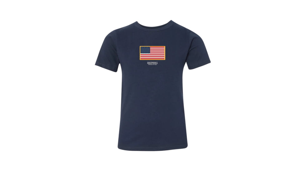 Gbrs Group Gear GBRS Group Youth Front &amp; Center Short Sleeve Shirt, YTH-SS-NVY-FAC-26-M