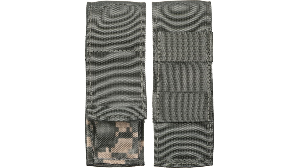 Gerber Knife Sheath, Will Fit Most Folding Knife Up To 4 3/4in Closed, Green/ Acu Camo Nylon Construction, Velcro Closure, Molle Compatible, G2140