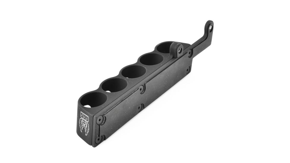 GG&amp;G Remington Tac-14 Side Saddle Shell Holder, 5-Shot, w/o The QD Sling Attachment, Black, GGG-2004