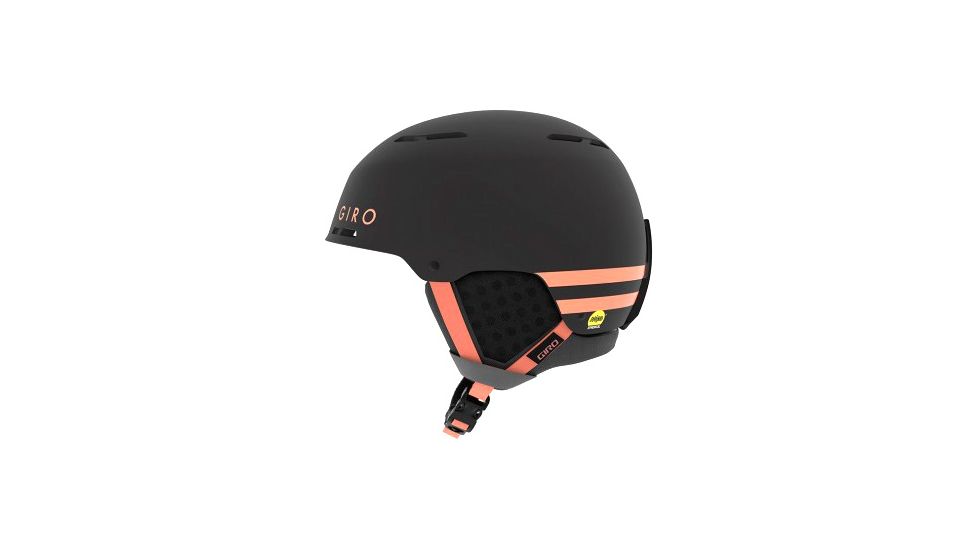 Giro Emerge MIPS Snow Helmets, Matte Black/Peach, Small, 7093863