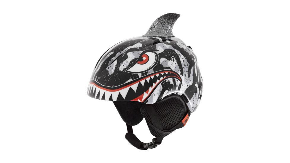 Giro Launch Plus Snow Helmet - Kid's, Black/Grey Tiger Shark, X-Small, 7073609