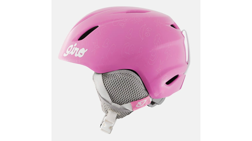 Giro Launch Snow Helmet - Kids-Pink Notebook-Extra Small