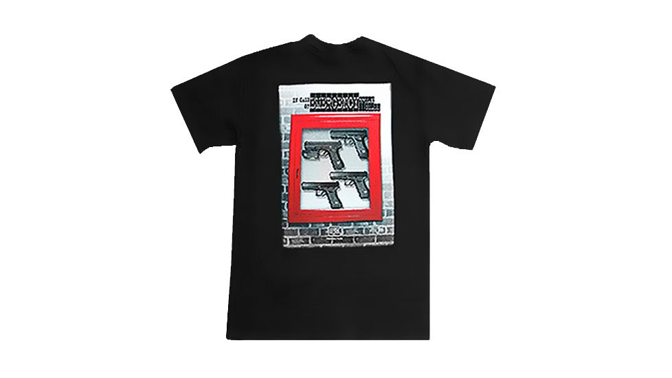 Glock AA10058 Short Sleeve In Case Of Emergency T-Shirt X-Large Cotton Gray