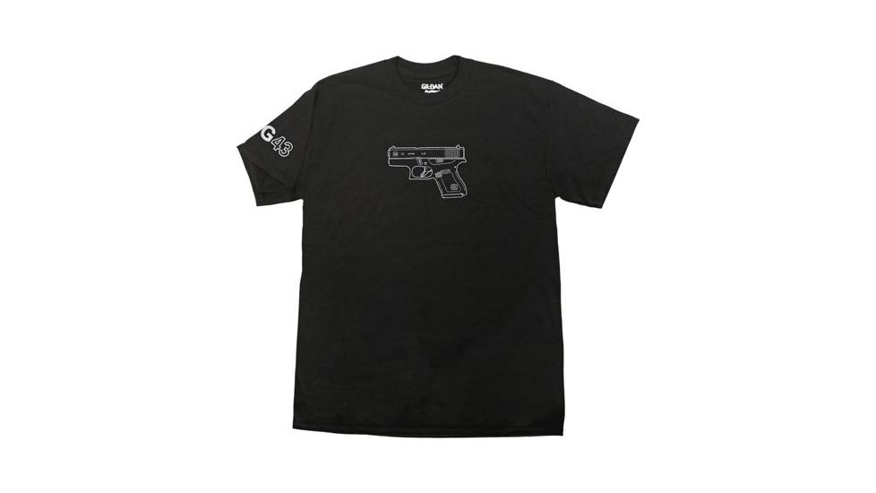 GLOCK AA46100 G43 TSHIRT S BLK