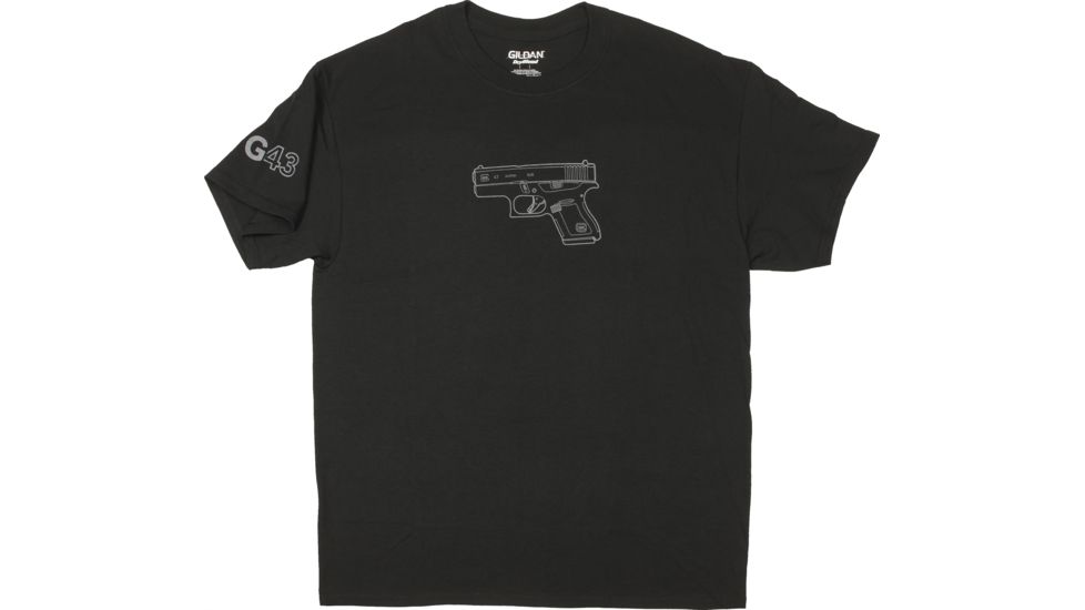 GLOCK AA46101 G43 TSHIRT M BLK